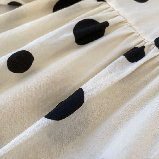 3-18M Baby Girls Polka Dot Long Sleeves Jumpsuit  Baby Clothing  