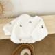 0-18M Lambswool Floral Embroidered Bodysuit  Baby Clothes  