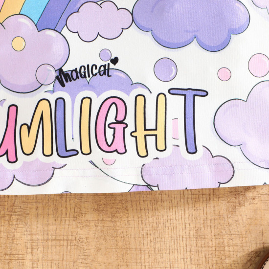 6M-3Y Baby Girls Unicorn Print Mesh Flying Sleeve Dresses  Baby Clothes  