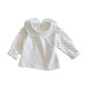 3-24M Baby Girls Doll Collar Long Sleeve Bottoming Shirt  Baby Clothing  