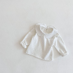 3-24M Baby Girls Doll Collar Long Sleeve Bottoming Shirt  Baby Clothing  