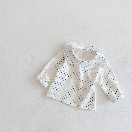 3-24M Baby Girls Doll Collar Long Sleeve Bottoming Shirt  Baby Clothing  