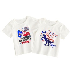 6M-3Y Baby Letter Print Short-Sleeved T-Shirt  Baby Boutique Clothing  
