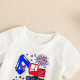 6M-3Y Baby Letter Print Short-Sleeved T-Shirt  Baby Boutique Clothing  