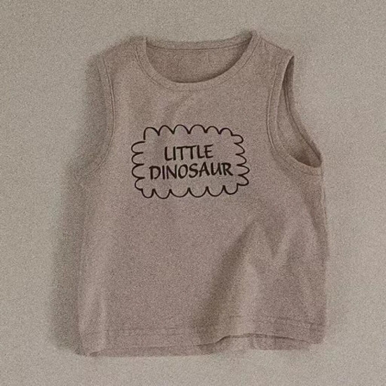 6-24M Baby Girls And Boys Letter Tank Tops  Toddler Boutique Clothing  