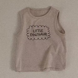 6-24M Baby Girls And Boys Letter Tank Tops  Toddler Boutique Clothing  