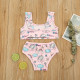 3M-3Y Baby Girls Rainbow Unicorn Print Two Piece Swimsuit  Girls Clothes  