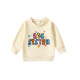 6M-3Y Baby Girls Big Sister Letter Sweatshirt  Baby Clothing  