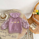 3-24M Baby Floral Mesh Long-Sleeved Fleece Pullover Sweatshirt  Baby Boutique Clothing  