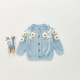 3-24M Baby Daisy Embroidered Cardigan Sweater  Baby Clothing  