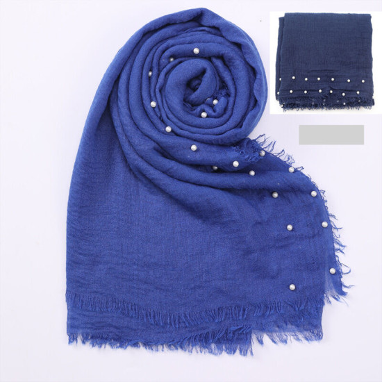 Newborn Cotton Linen Pearl Photography Tassel Wrapped Baby Blankets  