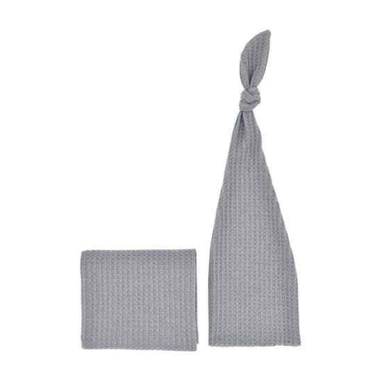 Wrap Blacket And Knotted Sleep Cap For Baby  