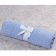 Solid Color Yarn Infant  Baby Blankets  