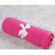 Solid Color Yarn Infant  Baby Blankets  