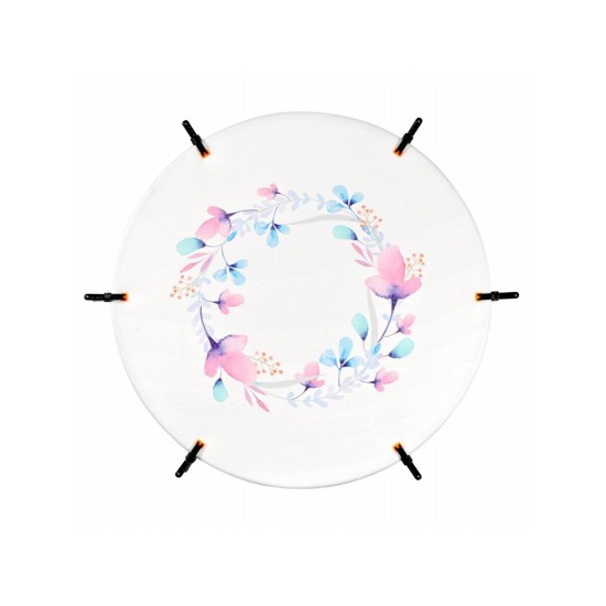 Newborn Flower Rainbow Print Blanket  