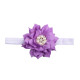 Baby Beaded Flower Decor Elastic Headband  