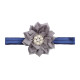 Baby Beaded Flower Decor Elastic Headband  