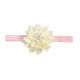 Baby Beaded Flower Decor Elastic Headband  