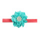 Baby Beaded Flower Decor Elastic Headband  