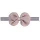 Solid Color Chiffon Bow Baby Headband  