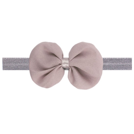 Solid Color Chiffon Bow Baby Headband  