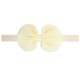 Solid Color Chiffon Bow Baby Headband  
