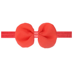 Solid Color Chiffon Bow Baby Headband  