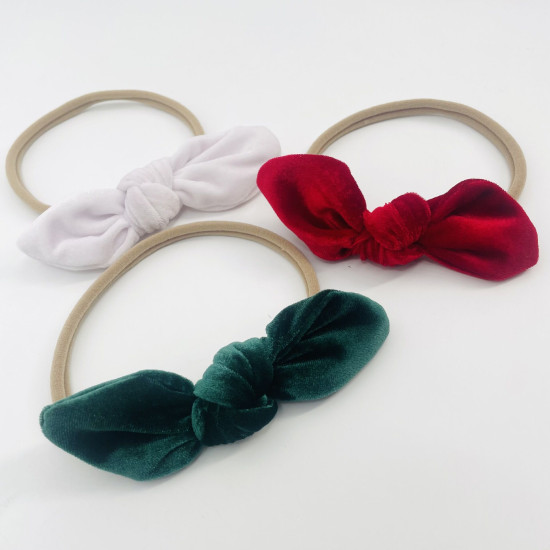 Baby Toddler Bowknot Christmas Headband  