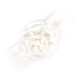 Solid Color Flower Decor Ribbed Headband For Baby  