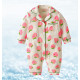 3-18M Baby Pajamas Solid Color Muslin Jumpsuit  Baby Clothing  