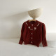 3-24M Baby Girls Sets Embroidery Floral Knitted Sweaters Or Suspender Bodysuit  Baby Clothes  