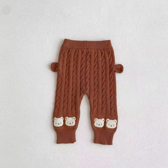 3-24M Baby Knitting Bear Striped Sweater Or Pants  Baby Clothing  