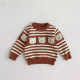 3-24M Baby Knitting Bear Striped Sweater Or Pants  Baby Clothing  