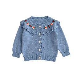 3-24M Baby Hand Embroidered Knitted Cardigan Sweater  Baby Clothes  