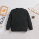 3-24M Baby Knitted Cardigan Solid Color V-Neck Sweater  Baby Clothing  