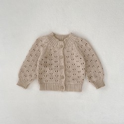 3-24M Baby Hollow Thick Knitted Cardigan  Baby Boutique Clothing  