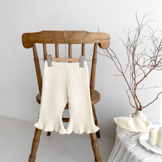 3-24M Baby Candy Knit Flared Pants  Baby Boutique Clothing  