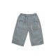 3-24M Baby Girls Raw Edge Pocket Cotton Denim Cropped Pants  Baby Boutique Clothing  