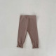 3-24M Baby Girls Pure Color Wooden Ears Bottoming Pants  Baby Boutique Clothing  