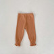 3-24M Baby Girls Pure Color Wooden Ears Bottoming Pants  Baby Boutique Clothing  