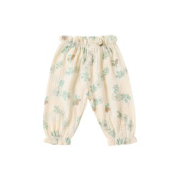 3-18months Baby Floral Cotton Gauze Trousers  Baby Boutique Clothing  