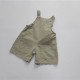 9M-7Y Suspender Solid Color Jumpsuit Shorts  Kids Boutique Clothing  