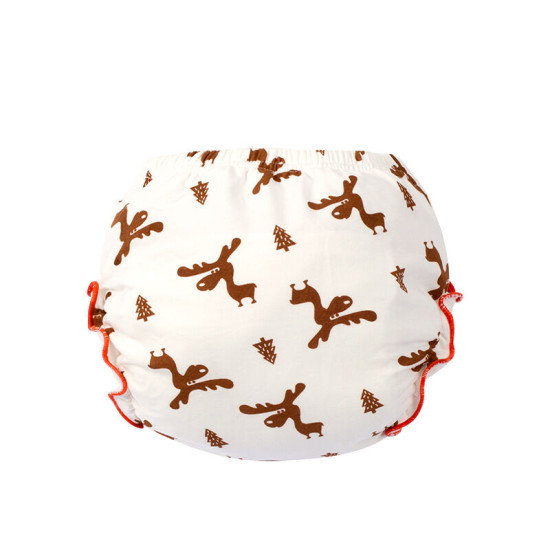 6M-3Years  Cute Prints Baby Washable Diaper Breathable Cozy Shorts  