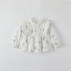6M-3Y Baby Girls Sets Floral Ruffled Tops And Pants  Baby Clothing  
