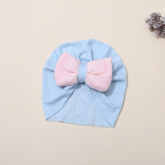 Newborn Contrast Bow Baby Turban Hat  Accessories Vendors  