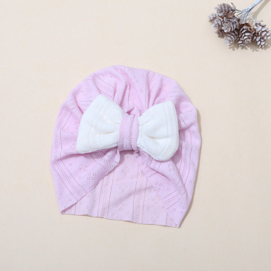 Newborn Contrast Bow Baby Turban Hat  Accessories Vendors  