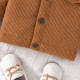 3M-3Y Baby Bear Back Pattern Lapel Corduroy Jackets  Baby Boutique Clothing  