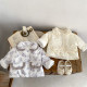 3-24M Baby Girls Ruffled Lapel Winter Cardigan Jacket Coats  Baby Boutique Clothing  