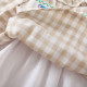 9M-5Y Toddler Girls Plaid Smocked Ruffle Collar Dresses  Girls Clothes  