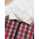 9M-5Y Unisex Long Sleeve Plaid Fleece Jackets  Toddler Boutique Clothing  